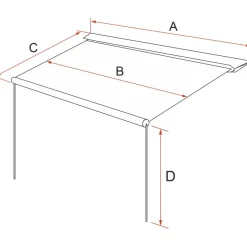Fiamma CaravanStore 440 XL zakluifel - Royal Grey