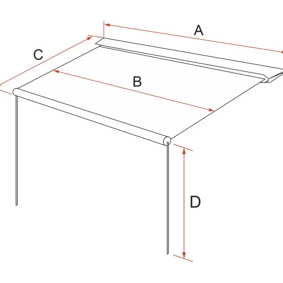 Clearance Fiamma CaravanStore 255 zakluifel - Royal Grey