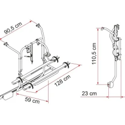 Fiamma Carry Bike Mercedes Viano fietsendrager black
