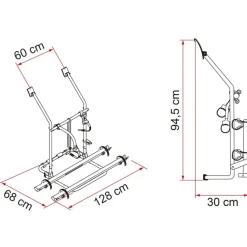 Fiamma Carry Bike Volkswagen T3 fietsendrager black