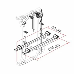 Outlet Fiamma Carry-Bike Frame fietsendrager black