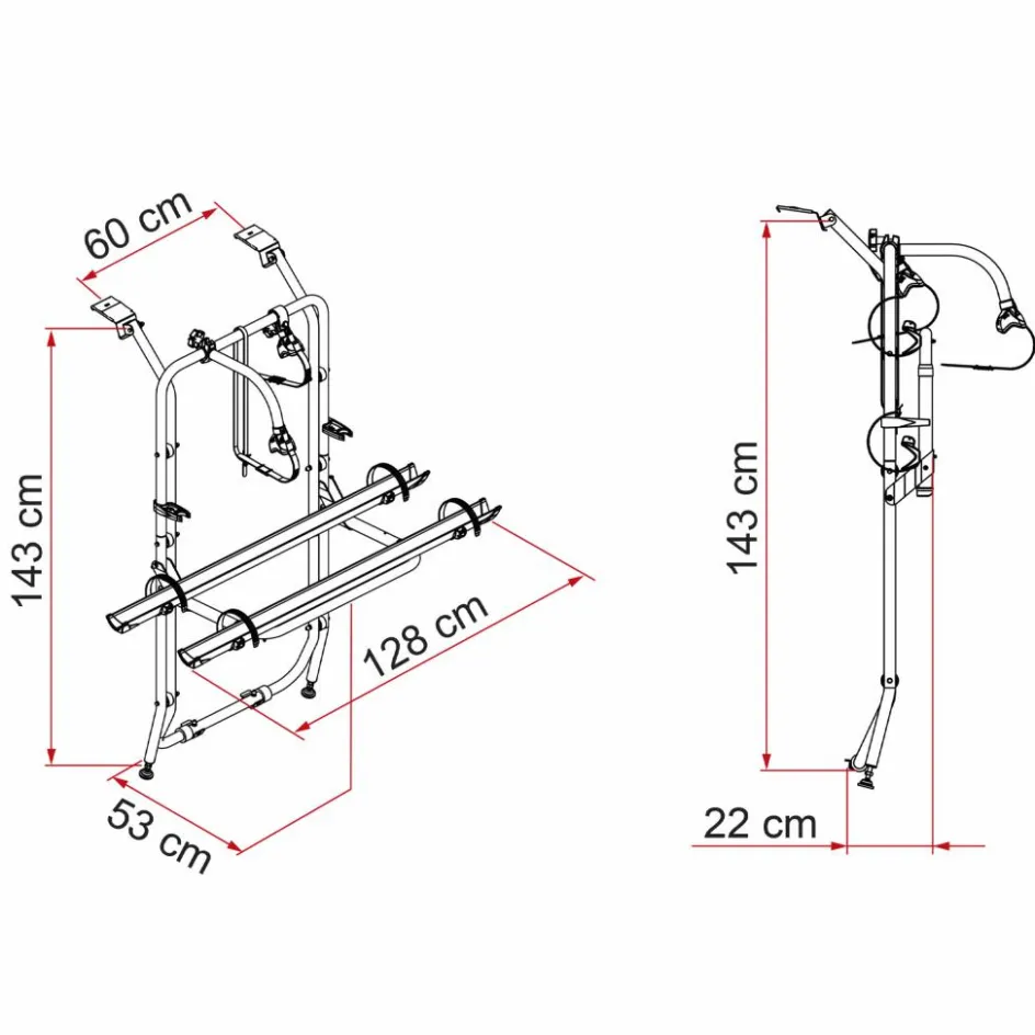 Online Fiamma Carry-Bike Vivaro Trafic Talento fietsendrager