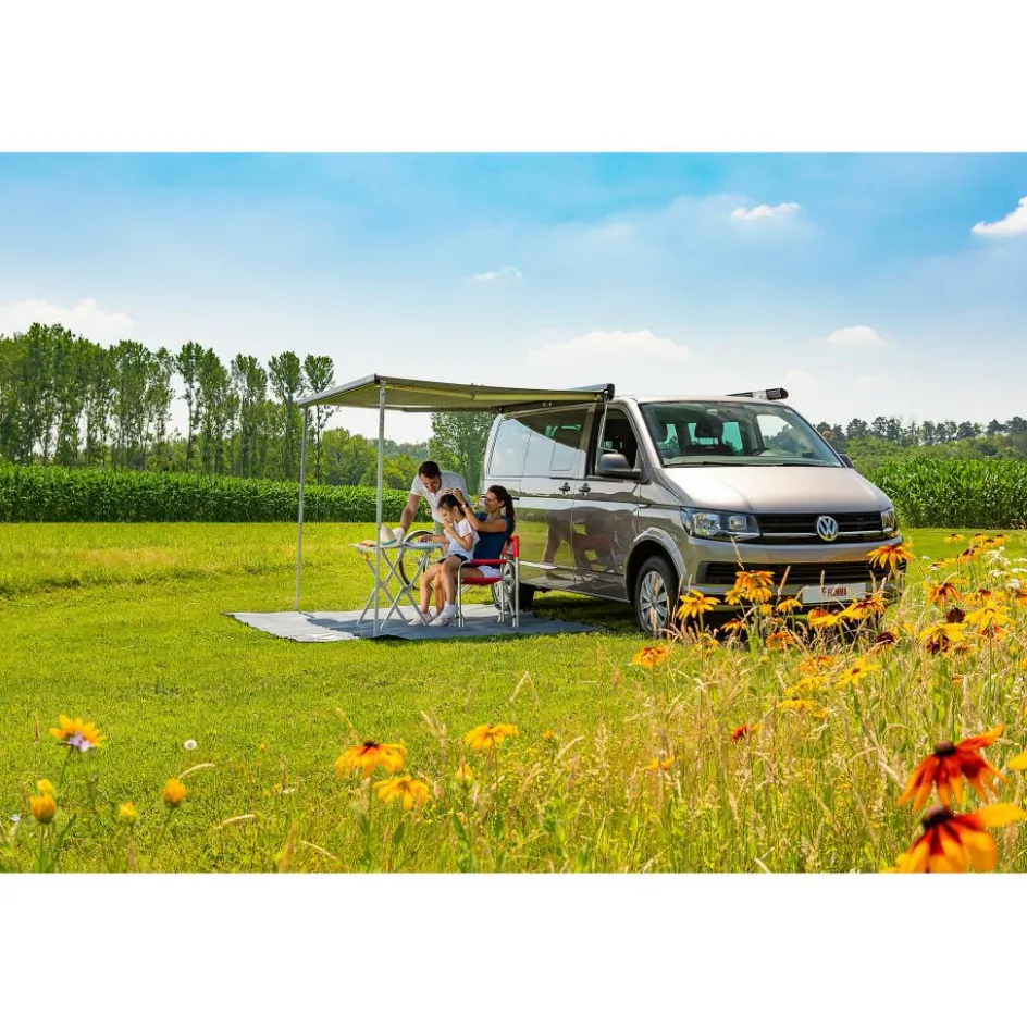 Outlet Fiamma F45 S 425 cassetteluifel deep black - Royal Grey