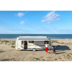 Fiamma F80s 320 cassetteluifel polar white - Royal Grey  V25