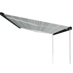 Fiamma F80s 340 cassetteluifel deep black - Royal Grey  V25