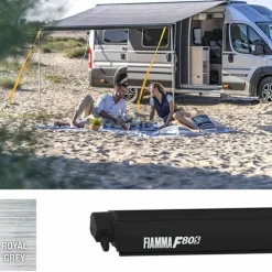Fiamma F80s Ducato 320 cassetteluifel deep black - royal grey