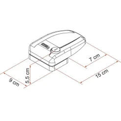 Sale Fiamma Safe Door veiligheidsslot zwart 3 stuks