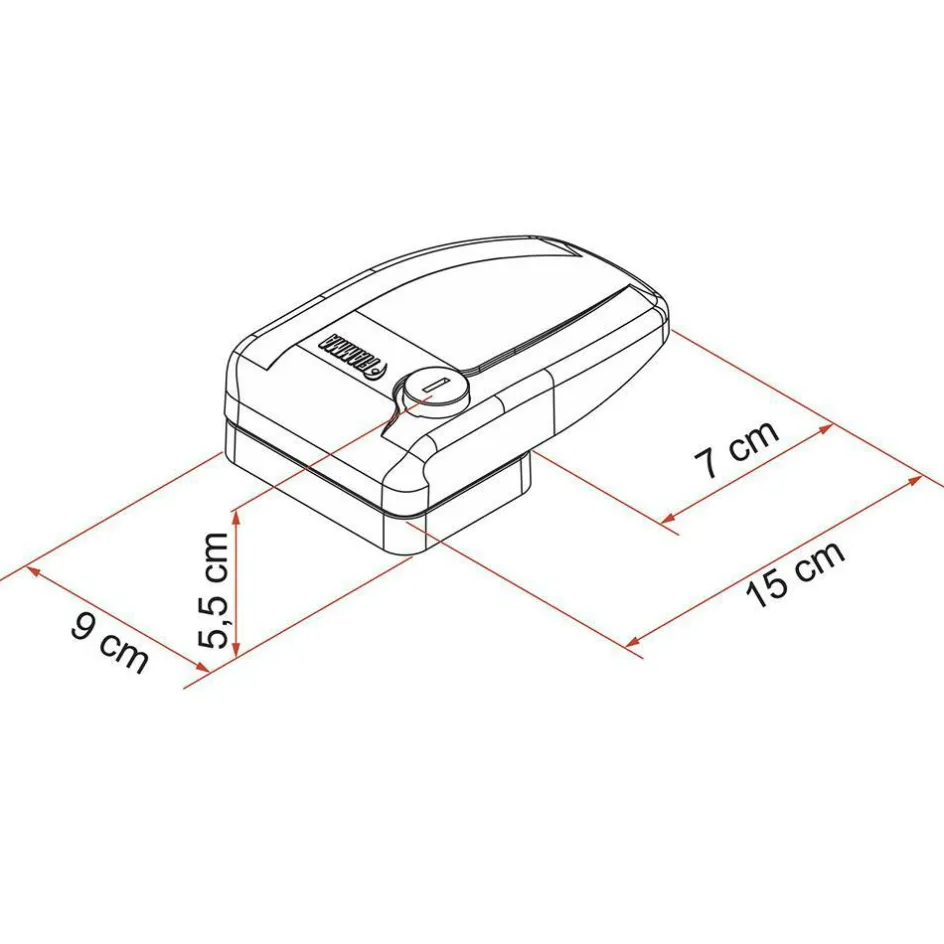 Sale Fiamma Safe Door veiligheidsslot zwart 3 stuks