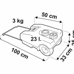 Fiamma Schoonwatertank 23 liter