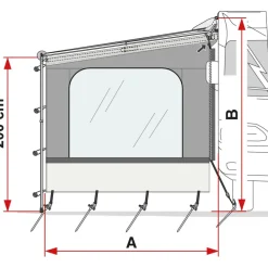 Fiamma Side W Caravanstore F35 zijwand