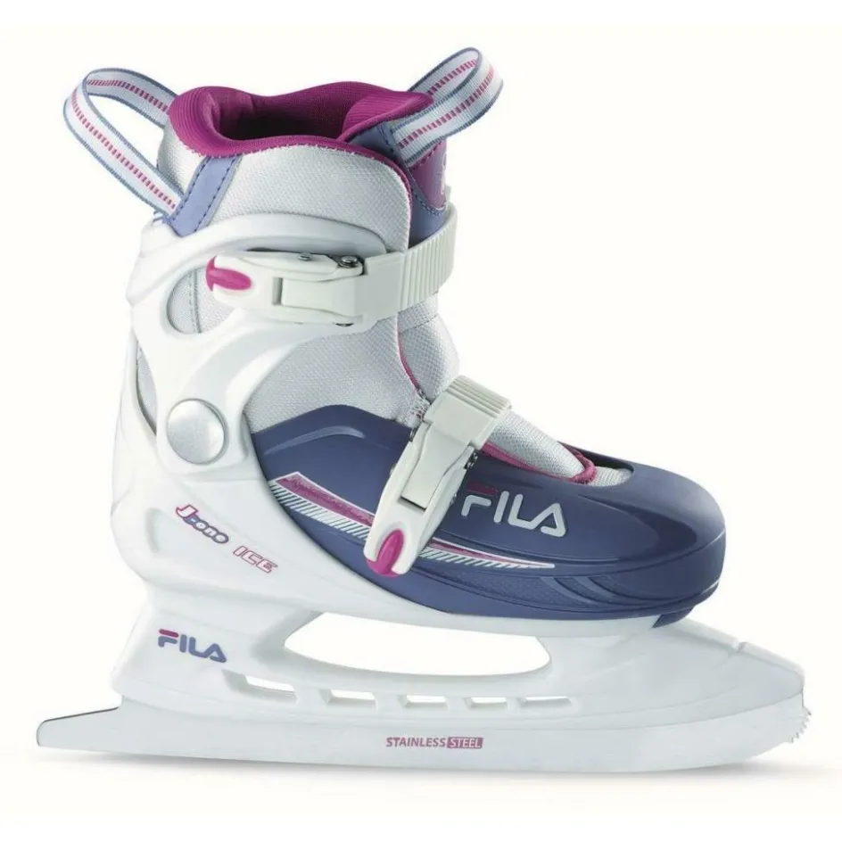 Hot Fila J-One Ice verstelbare ijshockeyschaatsen junior white
