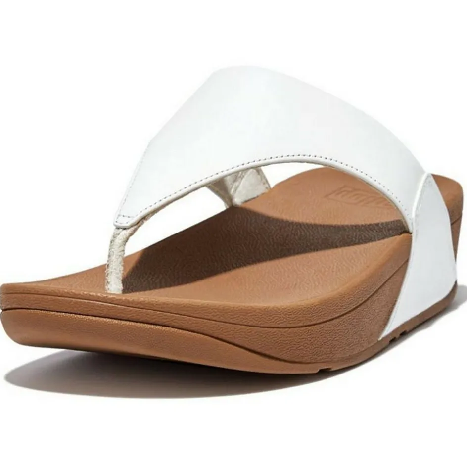 Best FitFlop Lulu Leather Toe-post slippers dames white