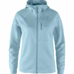 Fjällräven Abisko Grid fleece vest dames breeze blue