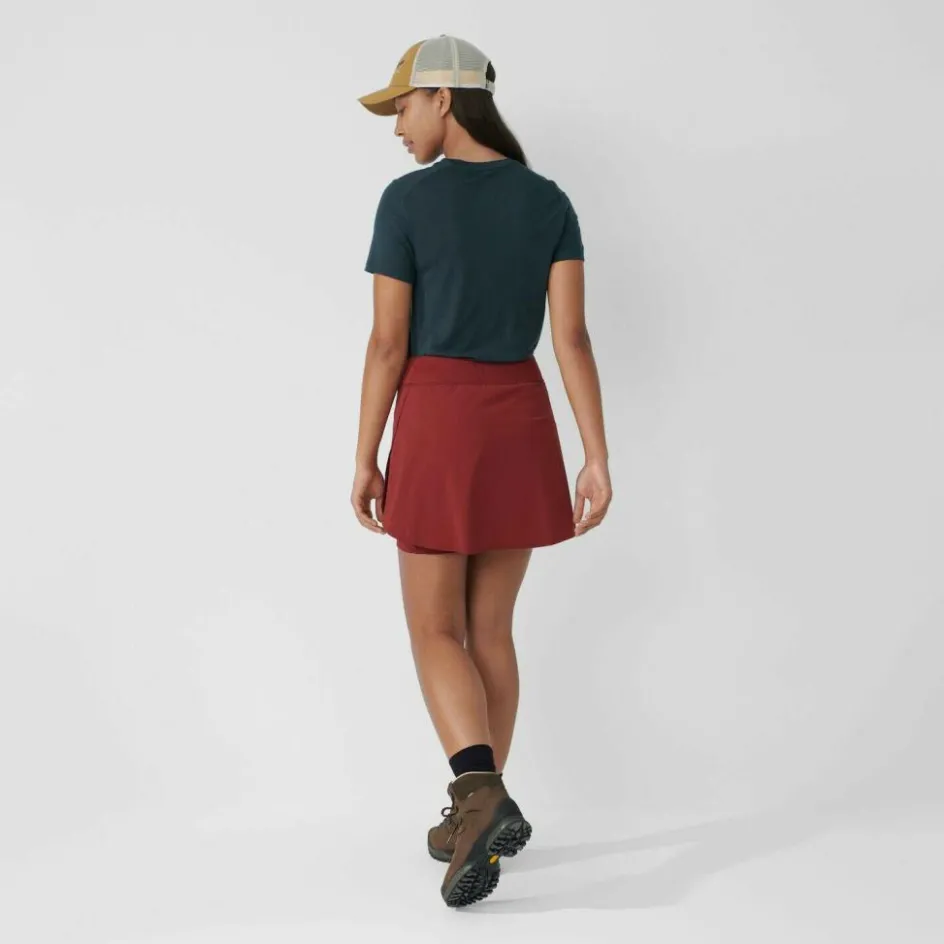 Fjällräven Abisko Midsummer skort dames pomegranate red