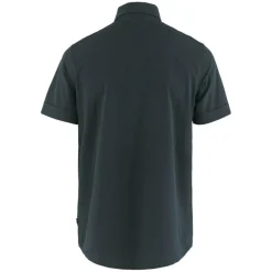 Sale Fjällräven Abisko Trekking SS overhemd heren dark navy