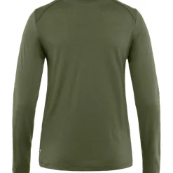 Fjällräven Abisko Wool LS shirt dames laurel green