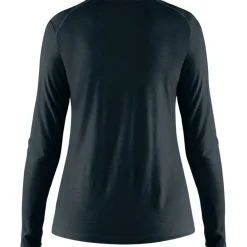 Fjällräven Abisko Wool LS shirt dames dark navy