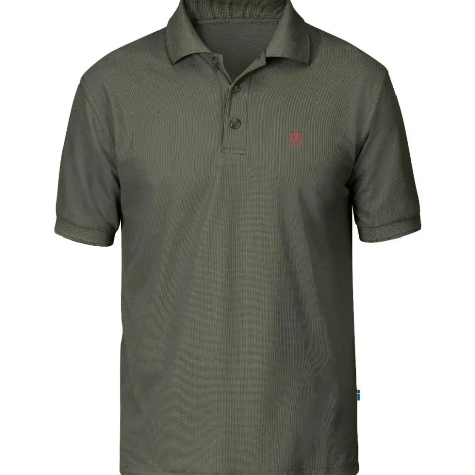 Fjällräven Crowley Piqué polo heren mountain grey