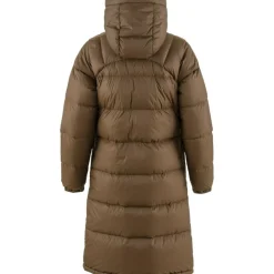 Fjällräven Expedition Long Down parka outdoor jack dames dark oak