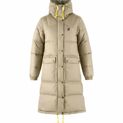Fjällräven Expedition Long Down parka outdoor jack dames fossil