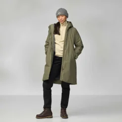 Fjällräven HC Hydratic Padded parka outdoor jack dames  laurel green
