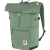 Fjällräven High Coast Foldsack 15 inch laptop rugzak 24 liter patina green