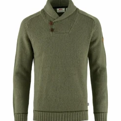 Discount Fjällräven Lada sweater heren laurel green