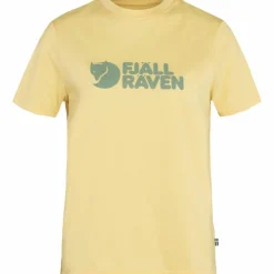 Discount Fjällräven Logo shirt dames mais yellow