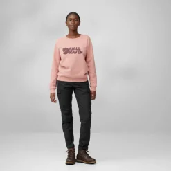 Best Fjällräven Logo sweater dames dusty rose port