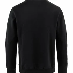 Clearance Fjällräven Logo sweater heren black