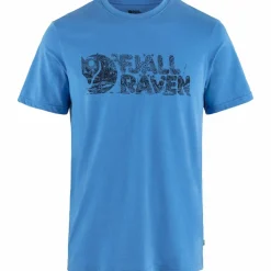 Hot Fjällräven Lush Logo shirt heren un blue