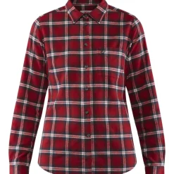 Best Fjällräven Övik Flannel blouse dames deep red