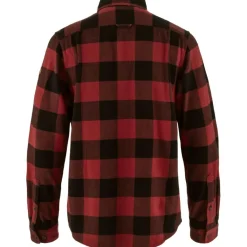 Fjällräven Övik Heavy Flannel overhemd heren red black