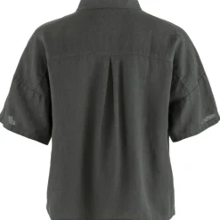 Fjällräven Övik Hemp blouse dames dark grey