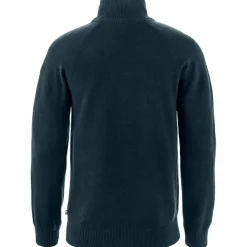 Fjällräven Övik Lite Half Zip trui heren dark navy