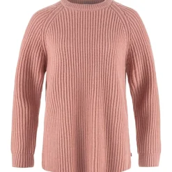 Discount Fjällräven  Övik Rib sweater dames dusty rose