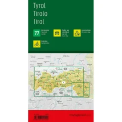 Freytag & Berndt  Tirol vrijetijds- en wegenkaart