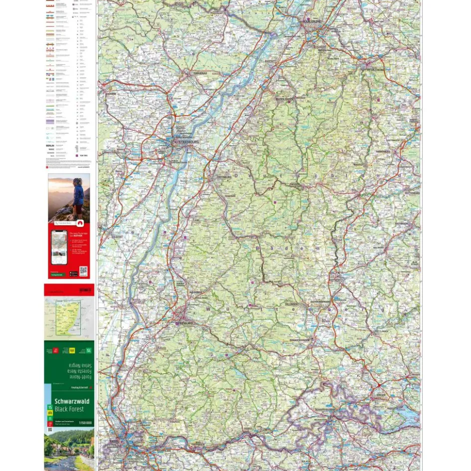 Online Freytag & Berndt Zwarte Woud vrijetijds- en wegenkaart