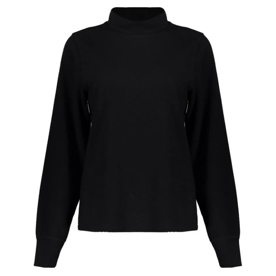 Outlet Geisha 42550-21 Solid Jacquard sweater dames black