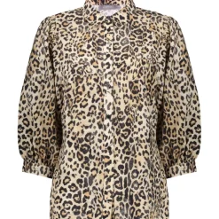 Geisha blouse dames sand black