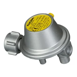 GOK Veiligheidsregelaar haaks 30 mbar met 1/4 linkse  aansluiting