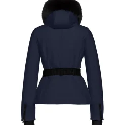 Goldbergh HIDA FAUX BORDER softshell winterjas dames french blue