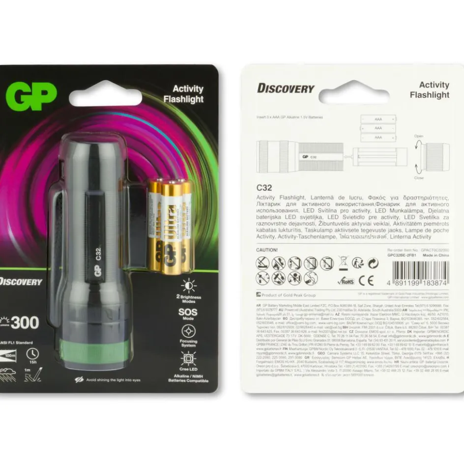 GP Batteries C32 300L zaklamp