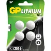 GP Batteries  Lithium CR2016 knoopcel batterij 4-pack