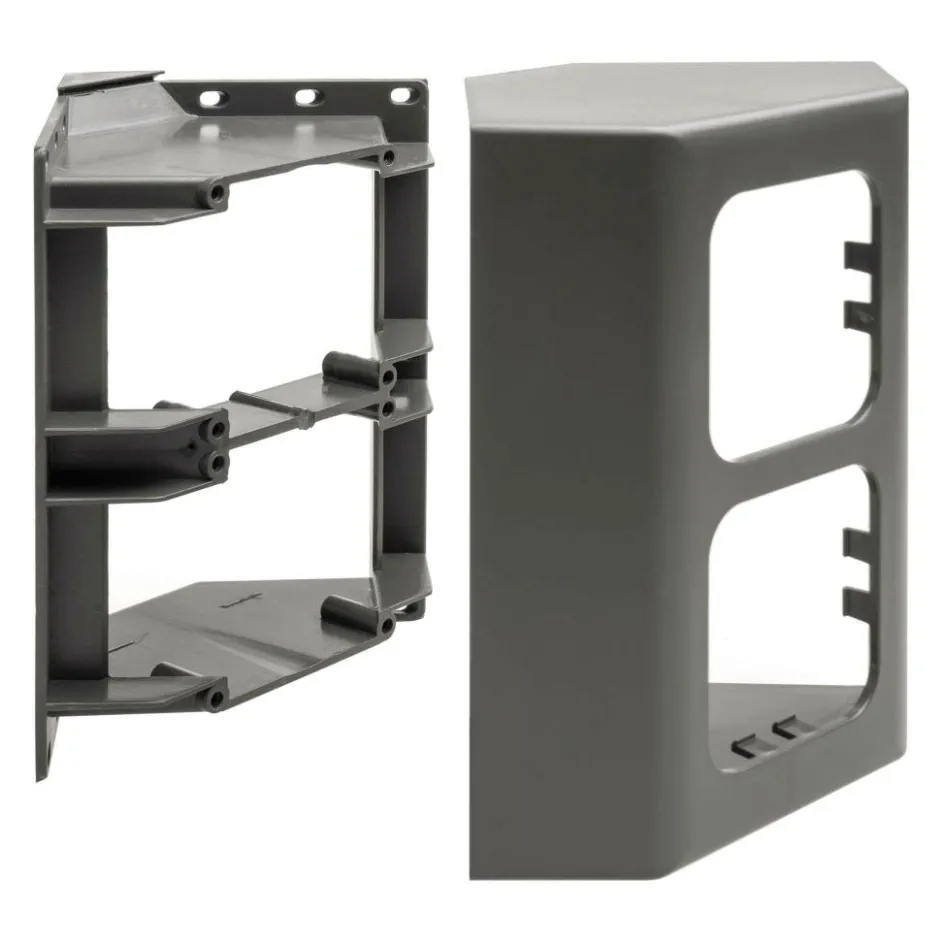 Haba C-line afdekraam hoekmodel 2-voudig donkergrijs