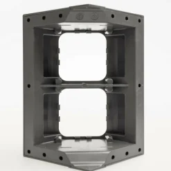 Haba C-line afdekraam hoekmodel 2-voudig donkergrijs