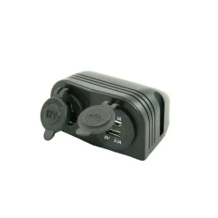 Best Haba Powerline dubbele opbouw USB lader + contactdoos  12V 8A