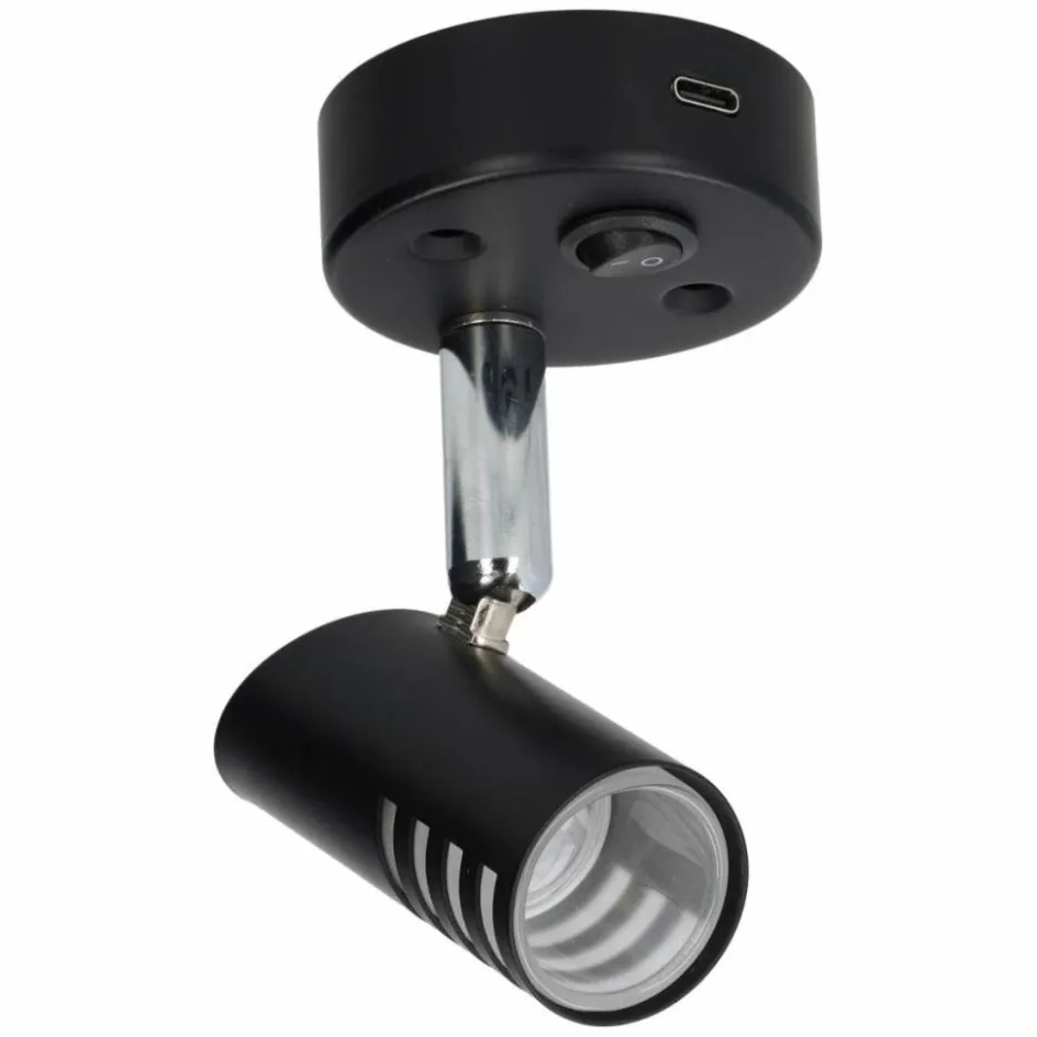 Haba Sao LED opbouwspot met schakelaar en USB-C
