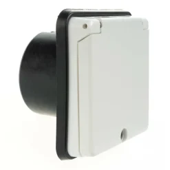 Haba wandcontactdoos 230V wit