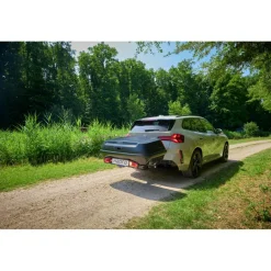 Hot Hapro Boxer 420 L bagagebox hexagon black inclusief platform